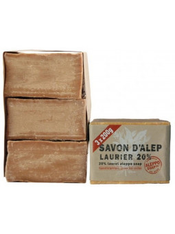 Aleppo Soap Co. Mydło Aleppo 20% LAURU  3x200g