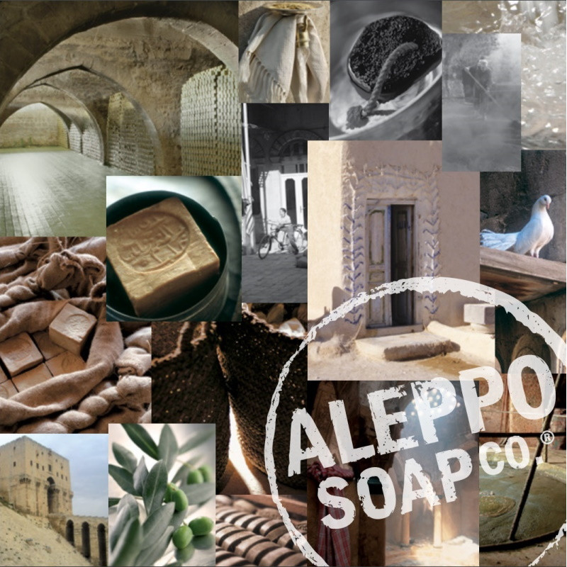 Aleppo Soap Co. PĘDZELEK do GOLENIA włosie szczecina naturalna h8cm