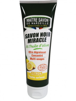 Maitre Savon MYDŁO CZARNE pasta w tubce z oliwą z oliwek i cytryną certyfikowane Ecocert 250ml