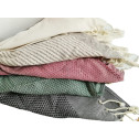 Tadé Ręcznik Hammam CZERWIEŃ CEGLANA Organic 50x30cm organiczna bawełna