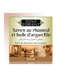 Soins D'Orient Mydło z Marokańską Glinką Rhassoul wzbogacone organicznym Olejkiem Arganowym 100g