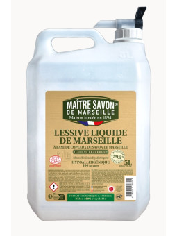 Maitre Savon płyn do prania Marseille certyfikowany Ecocert Ecodetergent 5L kanister kranik dozownik