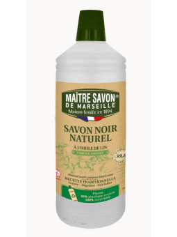 Czarne mydło w płynie Maitre Savon certyfikowane Ecocert migdał 1L