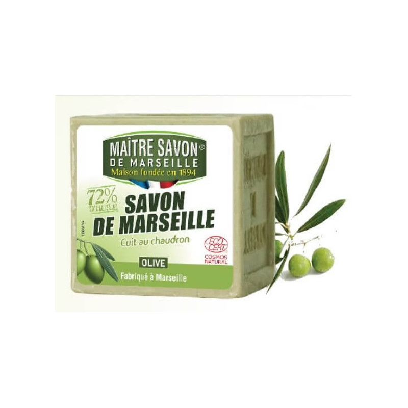 Mydło marsylskie Maitre Savon certyfikowane Ecocert oliwka 500g