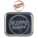 Aleppo Soap Co. Mydelniczka aluminiowa zamykana ALEPPO SOAP CO. 9x6x7,5cm