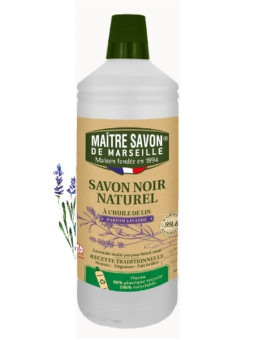 Czarne mydło w płynie Maitre Savon certyfikowane Ecocert lawenda 1L