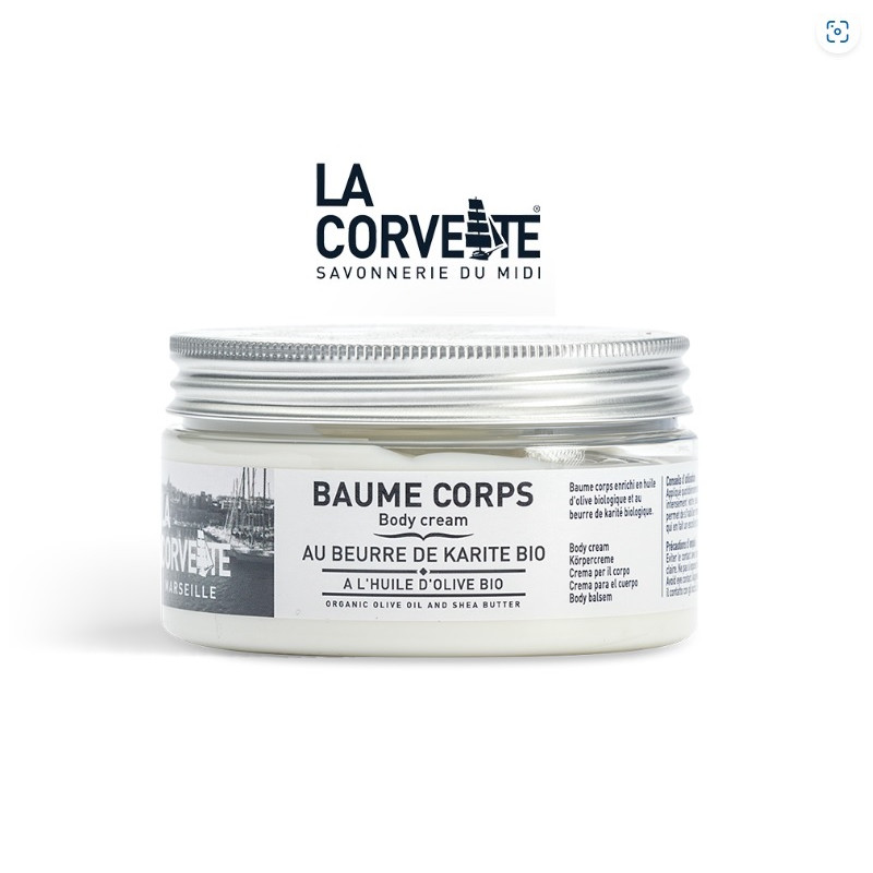 La Corvette Krem/Balsam do ciała z organicznym Masłem Shea i organiczna oliwa z oliwek 200ml