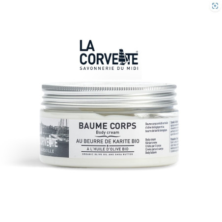 La Corvette Krem/Balsam do ciała z organicznym Masłem Shea i organiczna oliwa z oliwek 200ml