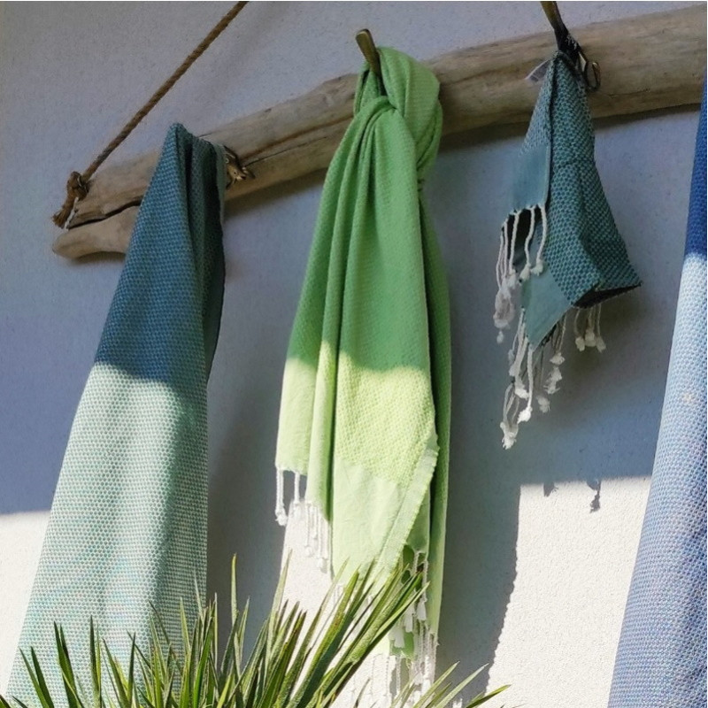 Tadé Ręcznik Hammam GOŁĘBIA SZAROŚĆ Organic 100x180cm organiczna bawełna